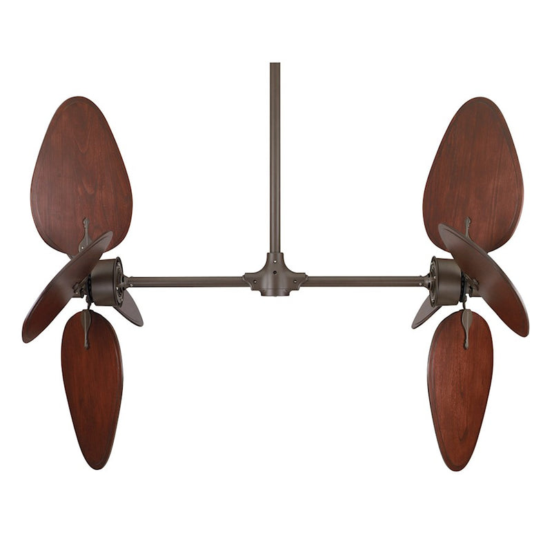 Fanimation Palisade 64-68in Ceiling Fan Motor Base | Oil-Rubbed Bronze | Tall Ceilings & Great Rooms | 64-68 x 64-68 x 51-103 in | Model FP240OB