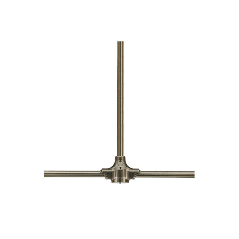 Fanimation Palisade 64-68in Ceiling Fan Motor Base | Pewter | Tall Ceilings & Great Rooms | 64-68 x 64-68 x 51-103 in | Model FP240PW