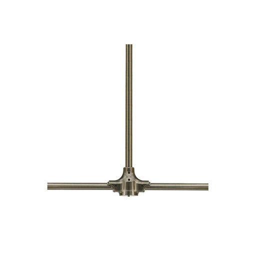 Fanimation Palisade 64-68in Ceiling Fan Motor Base | Pewter | Tall Ceilings & Great Rooms | 64-68 x 64-68 x 51-103 in | Model FP240PW