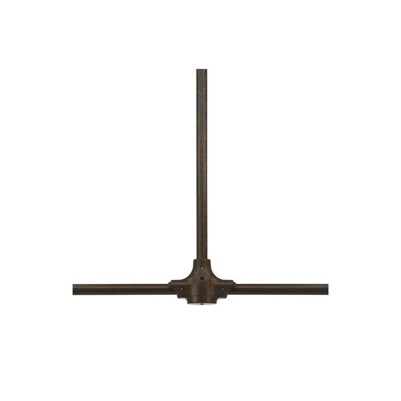 Fanimation Palisade 64-68in Ceiling Fan Motor Base | Rust | Tall Ceilings & Great Rooms | 64-68 x 64-68 x 51-103 in | Model FP240RS