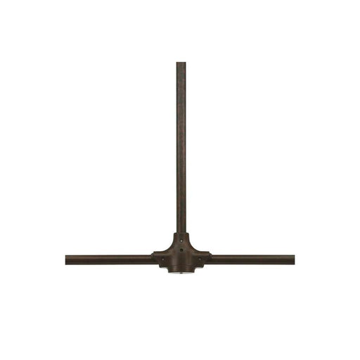 Fanimation Palisade 64-68in Ceiling Fan Motor Base | Rust | Tall Ceilings & Great Rooms | 64-68 x 64-68 x 51-103 in | Model FP240RS