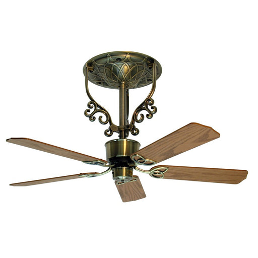 Fanimation Americana Short Motor Only Antique Brass | Vintage Ceiling Fan Motor for Dry Locations | 3-Speed | Model FP410AB