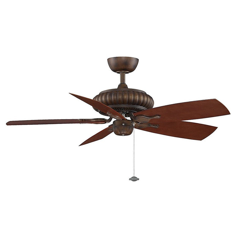 Fanimation Belleria Base Only 15in Ceiling Fan Motor | Tropical Tortoise Shell | Covered Patio & Sunroom | 15 x 15 x 15 in | Model FP4320TS1