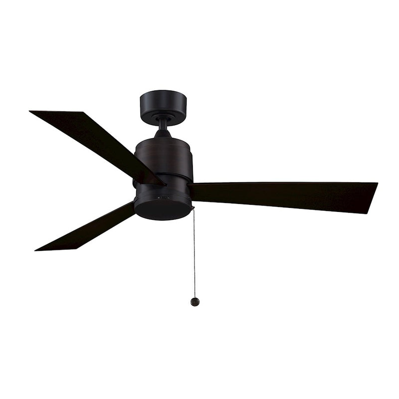 Fanimation Zonix Wet 52in 3-Blade Ceiling Fan | Dark Bronze Composite Blades | Covered Patio & Porch | 4571 CFM | Model FP4640BDZW