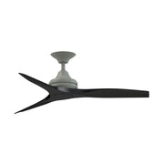 Fanimation Spitfire 48in 3-Blade Ceiling Fan | Antique Graphite and Black Buttonwood Blades | Covered Patio, Porch & Sunroom | Model FP6721BAGP-48BL