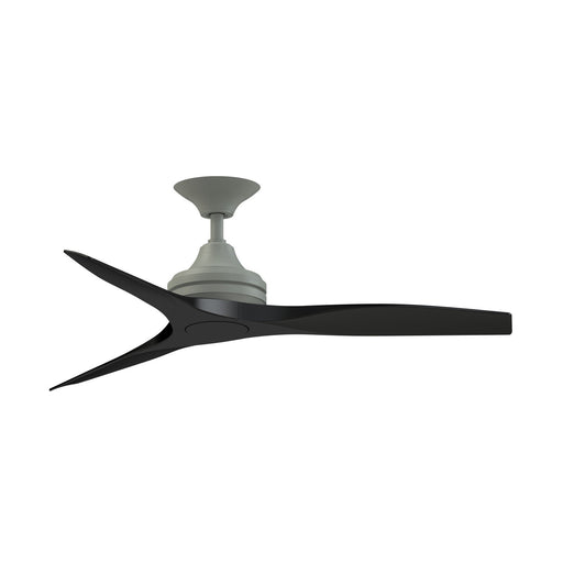 Fanimation Spitfire 48in 3-Blade Ceiling Fan | Antique Graphite and Black Buttonwood Blades | Covered Patio, Porch & Sunroom | Model FP6721BAGP-48BL