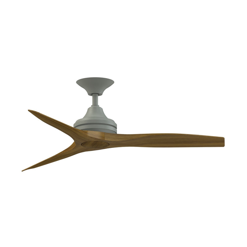 Fanimation Spitfire 48in 3-Blade Ceiling Fan | Antique Graphite and Koa Wood | Covered Patio & Sunroom | 48 x 48 x 12 in | Model FP6721BAGP-48K