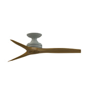 Fanimation Spitfire 48in Flush 3-Blade Ceiling Fan | Antique Graphite and Koa Wood | Covered Patio & Sunroom | Model FP6721BAGP-48K-F