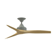 Fanimation Spitfire 48in 3-Blade Ceiling Fan | Antique Graphite and Natural Buttonwood | Covered Patio, Porch & Sunroom | Model FP6721BAGP-48N