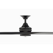 Fanimation Spitfire 48in 3-Blade Ceiling Fan with LED Light Kit | Black Buttonwood and Black Blades | Covered Patio | Model FP6721BBL-48BL-LK