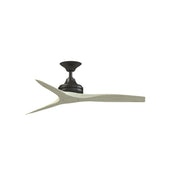 Fanimation Spitfire 60in 3-Blade Ceiling Fan | Dark Bronze and Light Oak Buttonwood Blades | Covered Patio & Sunroom | Model FP6721BDZ-60LO