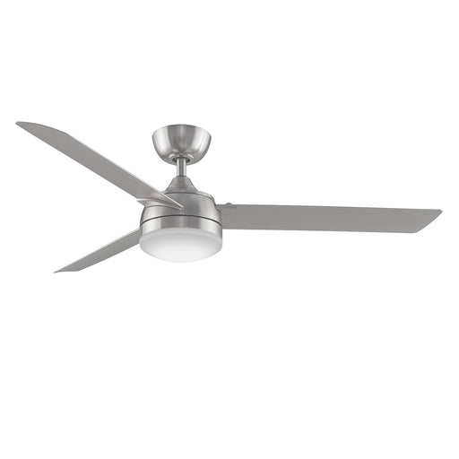 Fanimation Xeno 56in 3-Blade Ceiling Fan | Brushed Nickel and Opal Frosted Glass | Living Room & Bedroom | 56 x 56 x 14 in | Model FP6728BN