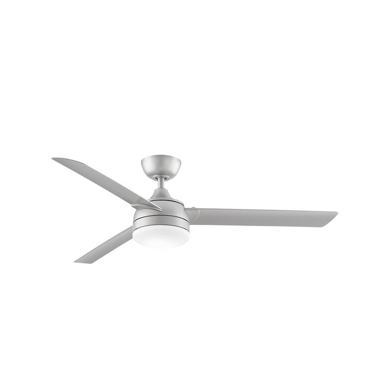 Fanimation Xeno 56in 1-Light Ceiling Fan | Brushed Nickel and Opal Frosted Glass | Covered Patio & Veranda | 56 x 56 x 15 in | Model FP6729BNW