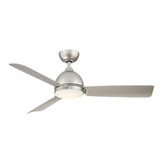 Fanimation Starboard L 52" Ceiling Fan/LED Light Kit, Black/Nckl/GY - FP6752BNM