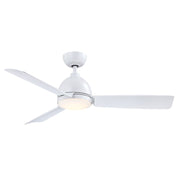 Fanimation Starboard L 52" Ceiling Fan/LED Light Kit, Black/White - FP6752MWM