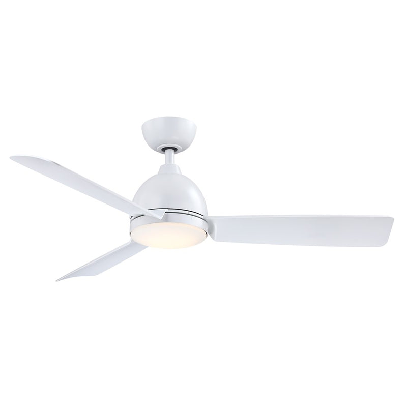 Fanimation Starboard L 52" Ceiling Fan/LED Light Kit, Black/White - FP6752MWM