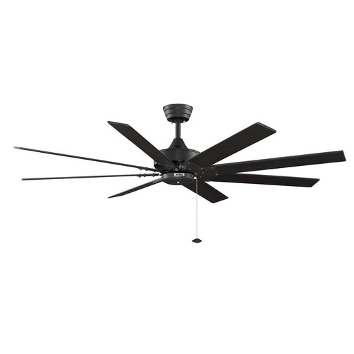 Fanimation Levon 63in 8-Blade Ceiling Fan | Black Finish and Blades | Great Room & Bedroom | 63 x 63 x 15 in | Model FP7910BL