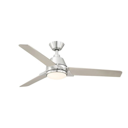 Fanimation Pyramid 52" Ceiling Fan/LED Light Kit, Brushed Nickel - FP8406BN