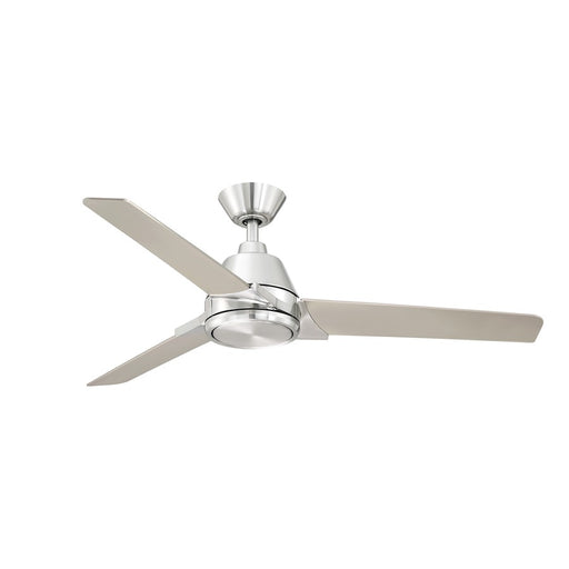 Fanimation Pyramid 52" Ceiling Fan/LED Light Kit, Brushed Nickel