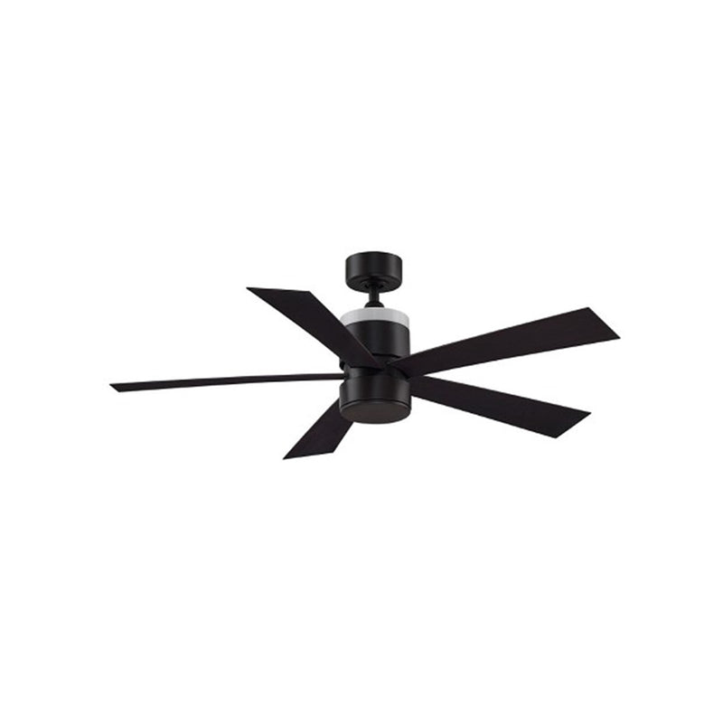 Fanimation Torch 52in 5-Blade Ceiling Fan | Dark Bronze and Opal Frosted Glass | Bedroom & Living Room | 52 x 52 x 17 in | Model FP8458DZ