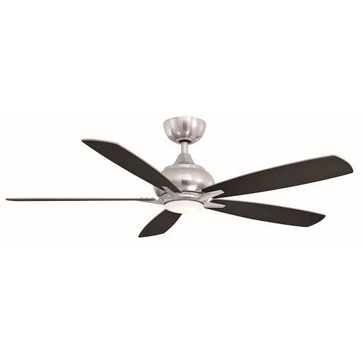 Fanimation Doren 52in 5-Blade Ceiling Fan | Brushed Nickel and Opal Frosted Glass | Living Room & Bedroom | 52 x 52 x 14 in | Model FP8533BN