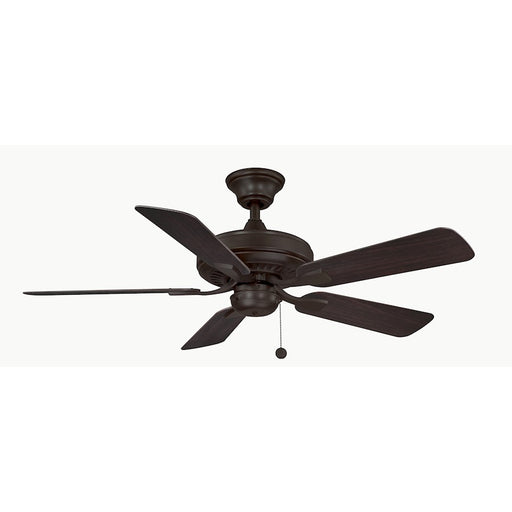 Fanimation Edgewood 44in Wet Rated Ceiling Fan | Dark Bronze and Dark Walnut Composite Blades | Covered Patio & Indoor Rooms | Model FP9044DZW