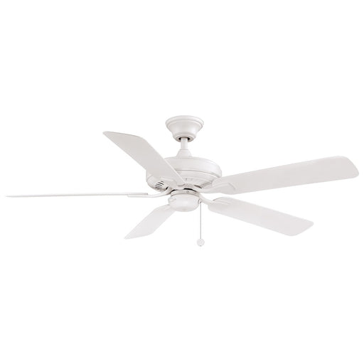 Fanimation Edgewood 52in 5-Blade Ceiling Fan | Matte White Composite Blades | Indoor & Outdoor Wet Rated | 52 x 52 x 10 in | Model FP9052MWW