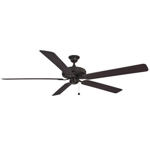 Fanimation Edgewood 72in 5-Blade Ceiling Fan | Dark Bronze and Dark Walnut Composite Blades | Indoor & Outdoor Covered Patio | Model FP9072DZW