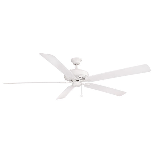 Fanimation Edgewood 72in 5-Blade Ceiling Fan | Matte White and Matte White Composite Blades | Covered Patio & Indoor Living | Model FP9072MWW