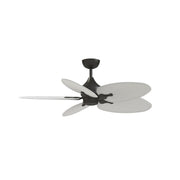 Fanimation Islander DC 52in Smart Ceiling Fan | Dark Bronze and Matte White Composite Blades | Covered Patio & Sunroom | Model FPD3250DZ-52NOMW