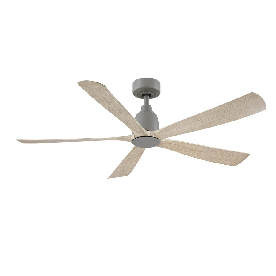 Fanimation Kute5 52" Ceiling Fan, Antique Graphite/Light Oak - FPD5534AGP