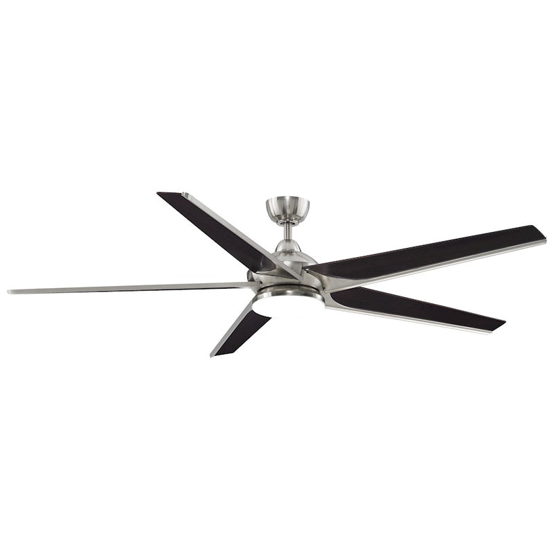 Fanimation Subtle 72in 5-Light Ceiling Fan | Dark Bronze and Bourbon Composite Blades | Living Room & Bedroom | 72 x 72 x 15 in | Model FPD6236BDZ