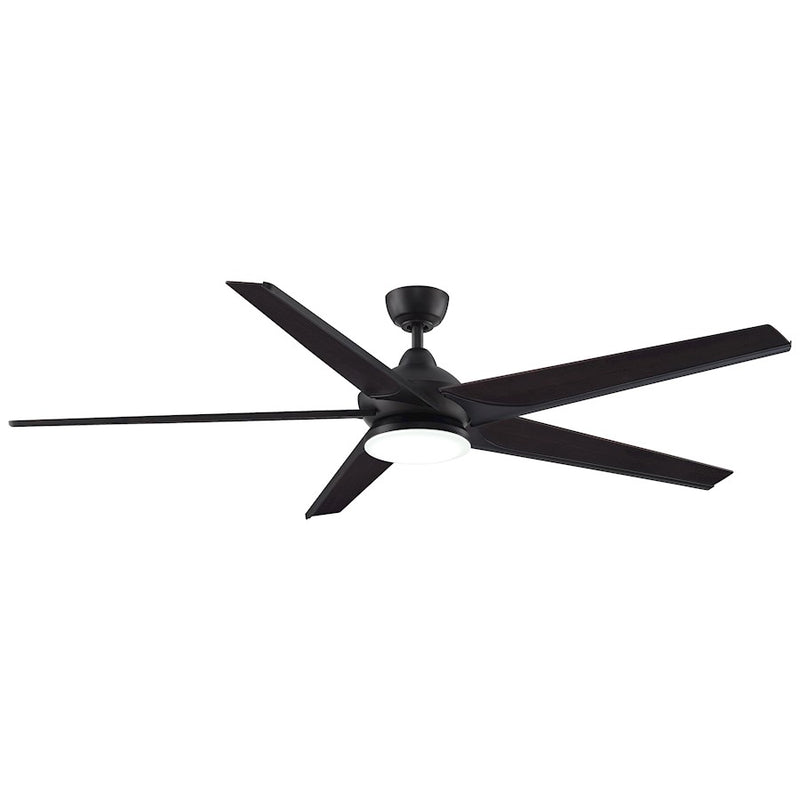 Fanimation Subtle 72in 5-Light Ceiling Fan | Dark Bronze and Bourbon Composite Blades | Living Room & Bedroom | 72 x 72 x 15 in | Model FPD6236BDZ