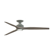 Fanimation Spitfire 64in 1-Light Ceiling Fan | Antique Graphite and Weathered Wood Blades | Covered Patio & Living Room | Model FPD6721BAGP-64WE-LK-F