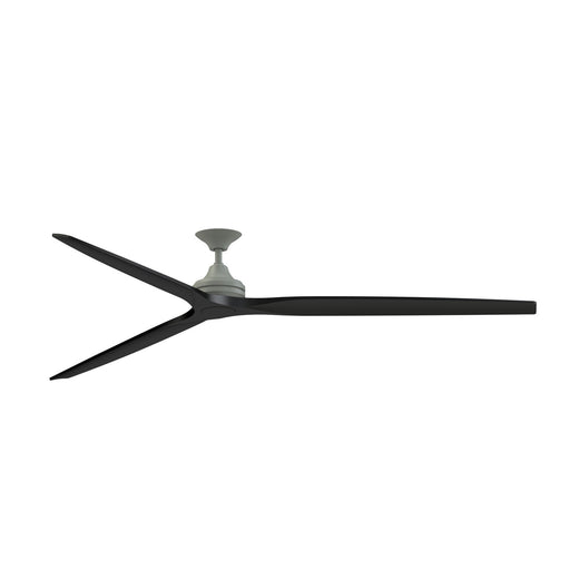 Fanimation Spitfire 96in Smart Ceiling Fan | Antique Graphite and Black | Covered Patio & Great Room | 96 x 96 x 19.69 in | Model FPD6721BAGP-96BL