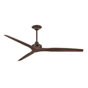 Fanimation Spitfire DC Custom 72in Ceiling Fan | Dark Bronze and Dark Walnut Buttonwood | Covered Patio & Great Room | Model FPD6721BDZ-72DWA