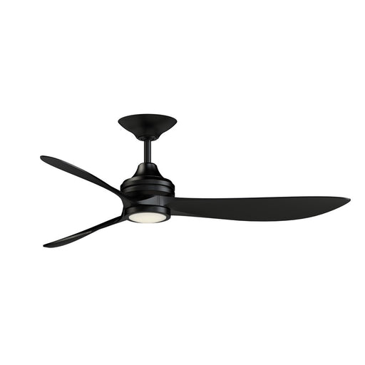 Fanimation Aviara 60" Ceiling Fan/LED Light Kit, Black/Black/Black - FPD6725BL