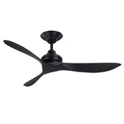 Fanimation Aviara Coastal 52in Wet-Rated Ceiling Fan with Light | Black and Black Composite | Patio & Covered Porch | Model FPD6727BLM-DWLK
