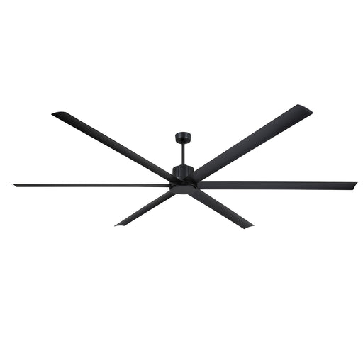 Fanimation Pendry Max 120in 6-Blade Ceiling Fan | Modern Black Aluminum Blades | Great Rooms & Covered Patios | 120 x 120 x 21.76 in | Model FPD6763BL
