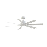 Fanimation Lenzi 60" Ceiling Fan/LED Light Kit, White/White/White - FPD7060MW