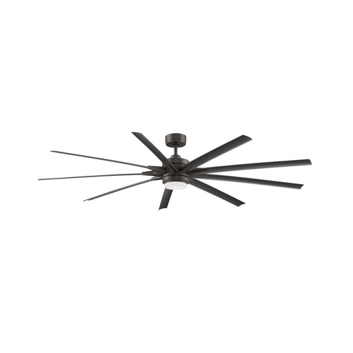 Fanimation Odyn 84in 9-Light Ceiling Fan | Matte Greige and Weathered Wood Composite Blades | Covered Patio & Large Living Room | Model FPD8159GRW