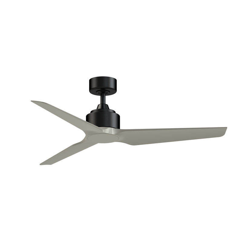Fanimation TriAire Custom 52in Smart Ceiling Fan | Modern Black and Brushed Nickel | Indoor & Outdoor Wet Rated | Model FPD8514BLW-52BNW