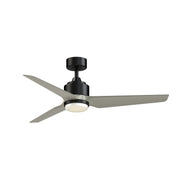 Fanimation TriAire Custom 52in 1-Light Ceiling Fan | Modern Black and Brushed Nickel Composite | Covered Patio & Porch | Model FPD8514BLW-52BNW-LK