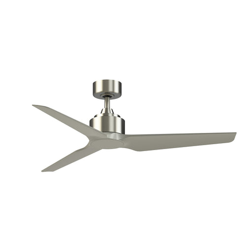 Fanimation TriAire Custom 52in Ceiling Fan | Brushed Nickel and Brushed Nickel Composite Blades | Covered Patio & Bedroom | Model FPD8514BN-52BNW