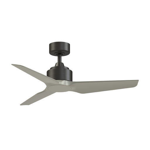 Fanimation TriAire Custom 44in Ceiling Fan | Dark Bronze and Brushed Nickel Composite Blades | Indoor & Outdoor Wet Rated | Model FPD8514DZW-44BNW