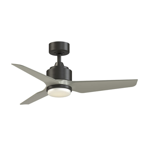 Fanimation TriAire Custom 44in 1-Light Ceiling Fan | Modern Dark Bronze and Opal Frosted Glass | Indoor & Outdoor Wet | Model FPD8514DZW-44BNW-LK