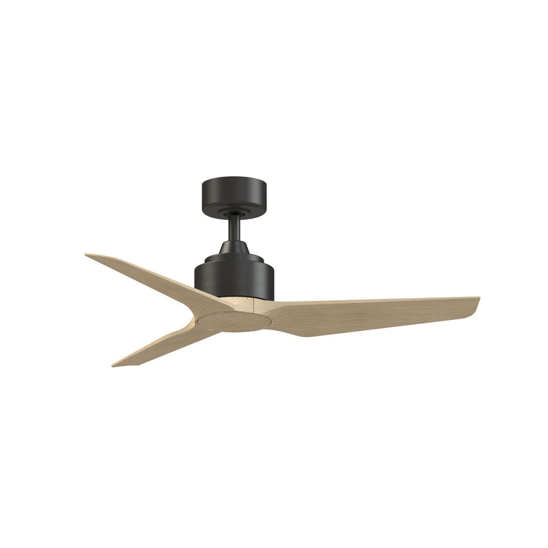 Fanimation TriAire Custom 44in Ceiling Fan | Dark Bronze and Natural Composite Blades | Indoor & Outdoor Wet Rated | Model FPD8514DZW-44NW