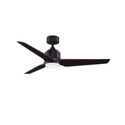 Fanimation TriAire Custom 52in 1-Light Ceiling Fan | Modern Dark Bronze and Dark Walnut Composite Blades | Indoor | Model FPD8514DZW-52DWAW-LK