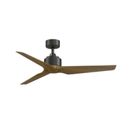 Fanimation TriAire Custom 52in 3-Blade Smart Ceiling Fan | Dark Bronze with Koa Composite Blades | Indoor & Outdoor Wet Rated | Model FPD8514DZW-52KW