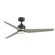 Fanimation TriAire Custom 60in 1-Light Ceiling Fan | Dark Bronze and Brushed Nickel Opal Frosted | Covered Patio & Living | Model FPD8514DZW-60BNW-LK